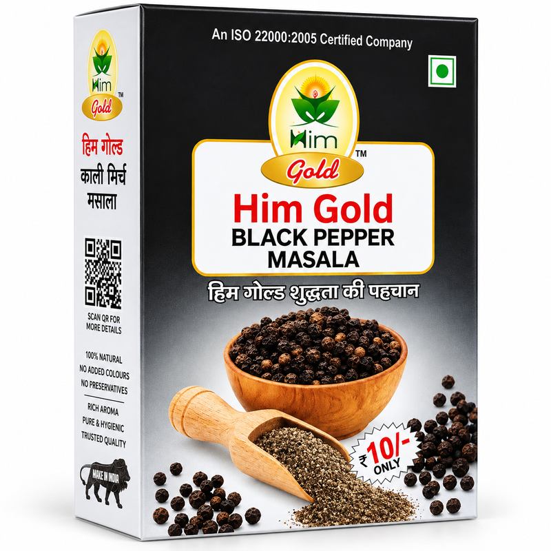 Him Gold Black Pepper Powder -
