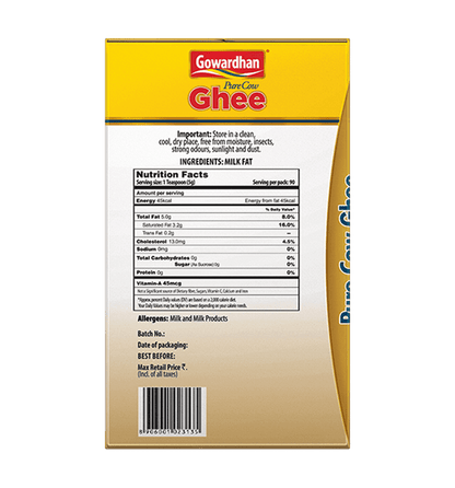 Govardhan Pure Cow Ghee - 1 Ltr