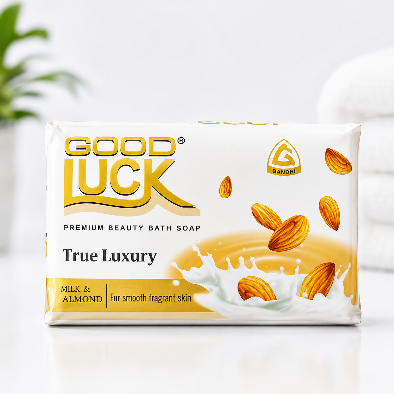 GOOD LUCK Milk & Almond Soap - 100g