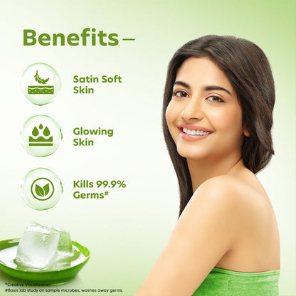 Vivel Aloe Vera Satin Soft Skin 1  Bathing Soap - 90g