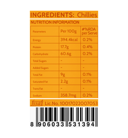 Snapin Chilli flakes - 7g