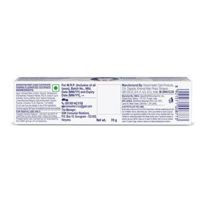Sensodyne Deep Clean Toothpaste - 70g