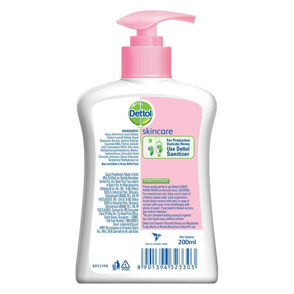 Dettol Hand Wash Liquid ( 200ml + 175 ml Free