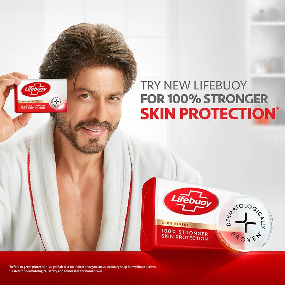 Lifebuoy Total 5 Soap - 100g (Buy 4 Get 1 Free)