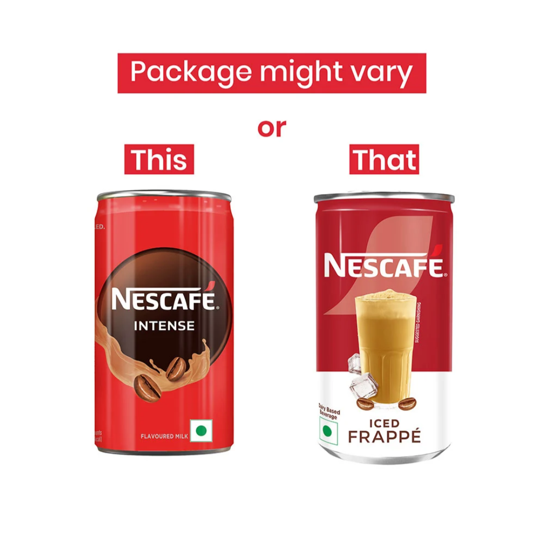 Nescafe Cafe Style Cold Coffee Iced Frappe - 170ml
