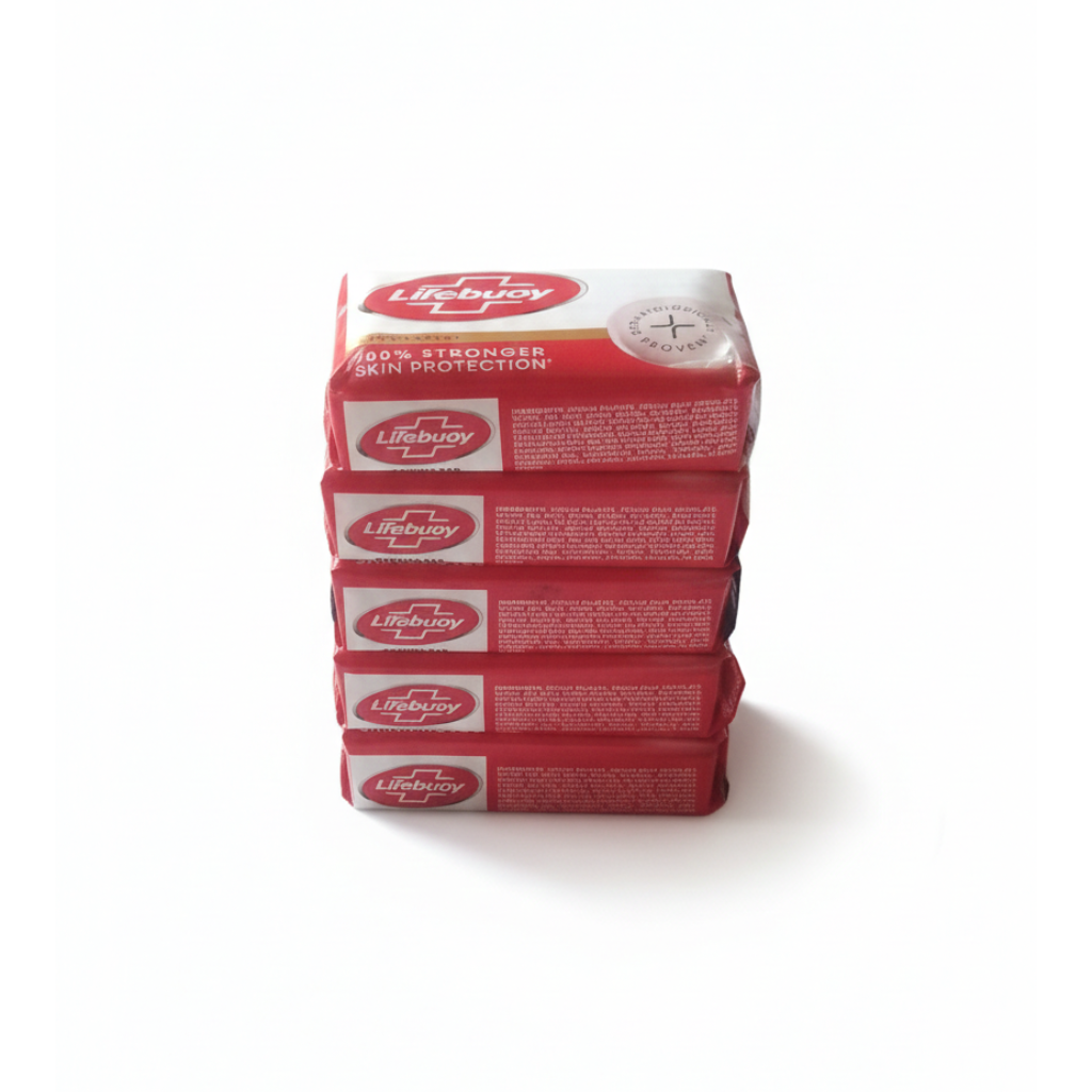 Lifebuoy Total 5 Soap - 100g (Buy 4 Get 1 Free)
