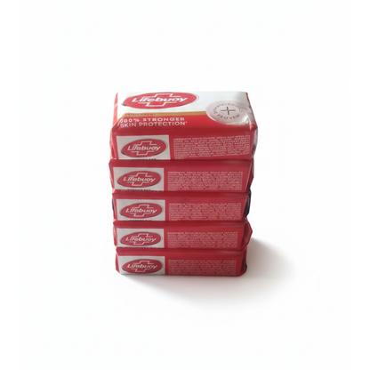 Lifebuoy Total 5 Soap - 100g (Buy 4 Get 1 Free)