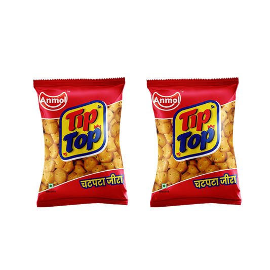 Tip Top Chatpata Jeera Munchies - 40g (Pack of 2)
