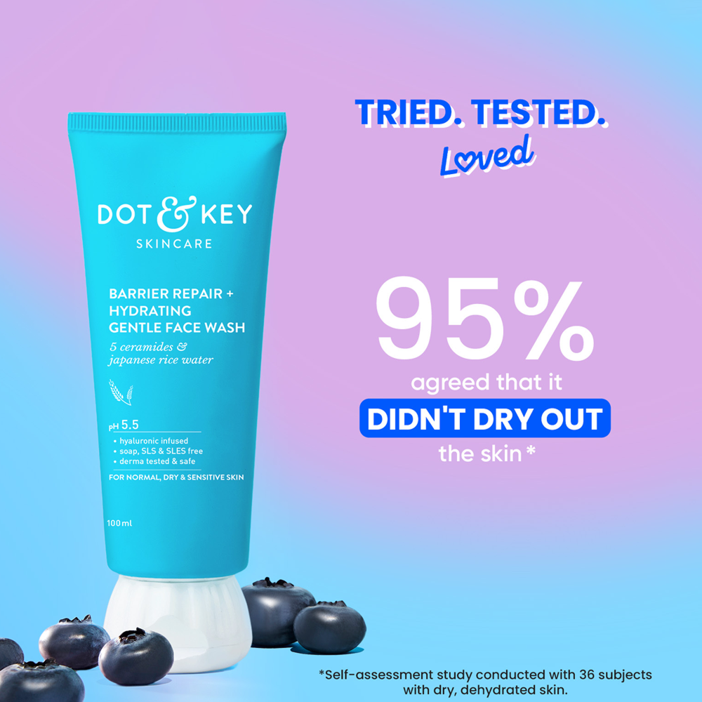 Dot & Key Barrier Repair + Hydrating Gentle Face Wash - 100ml