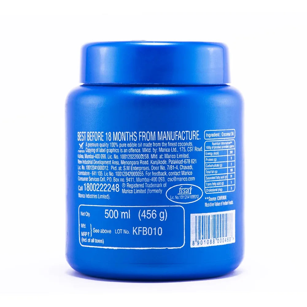 Parachute 100% Pure Coconut Oil, 500ml