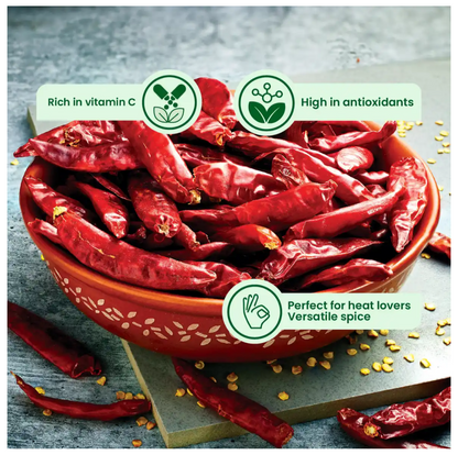 Chilli Steamless/ Shuki Lal Mirch - 100g