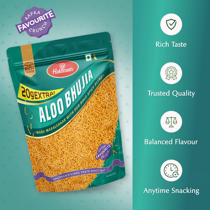 Haldiram's Aloo Bhujia Namkeen - 400g