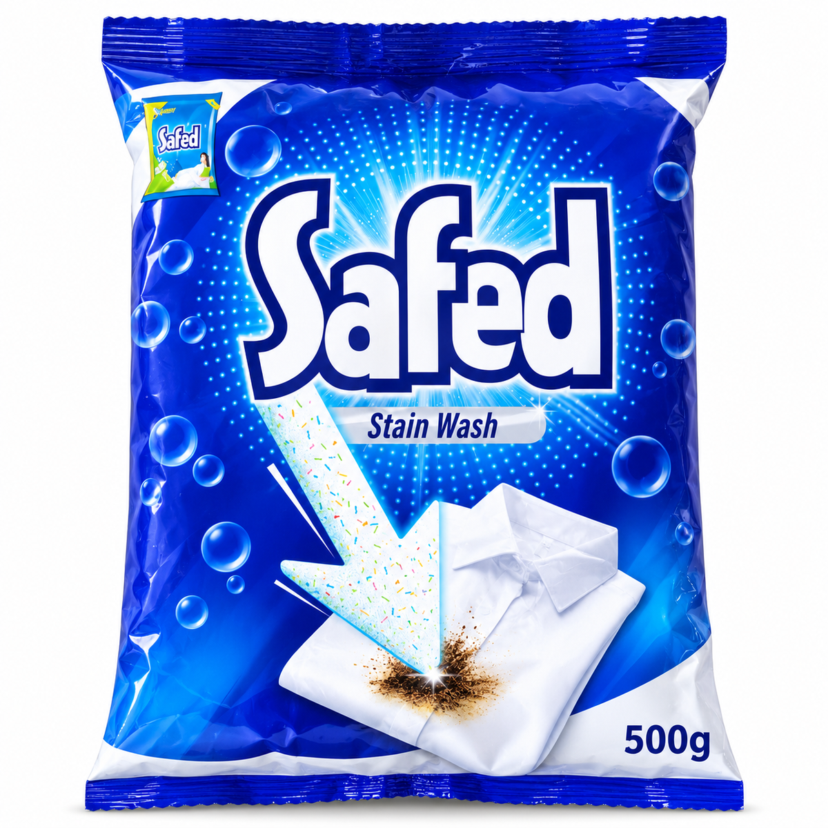 Safed  Stain Ditergent Powder - 500g