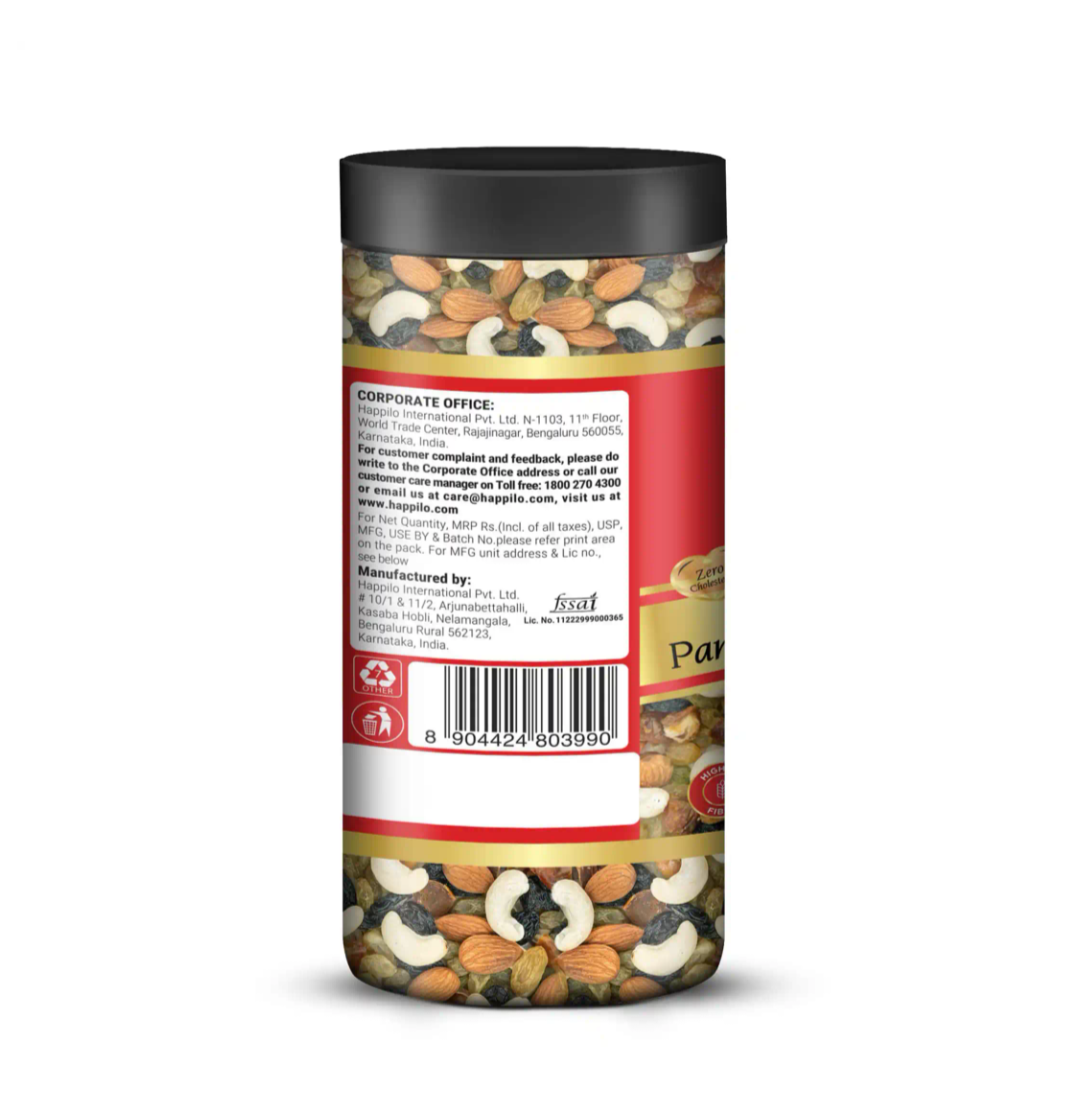 Happilo Panchmeva Dry Fruit Mix | Healthy Snack - 405g