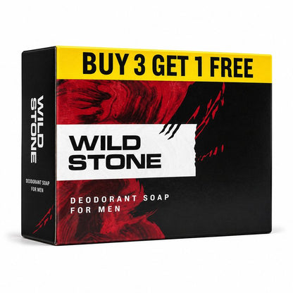 Wild Stone Deodorant Soap for Men - 4×125g