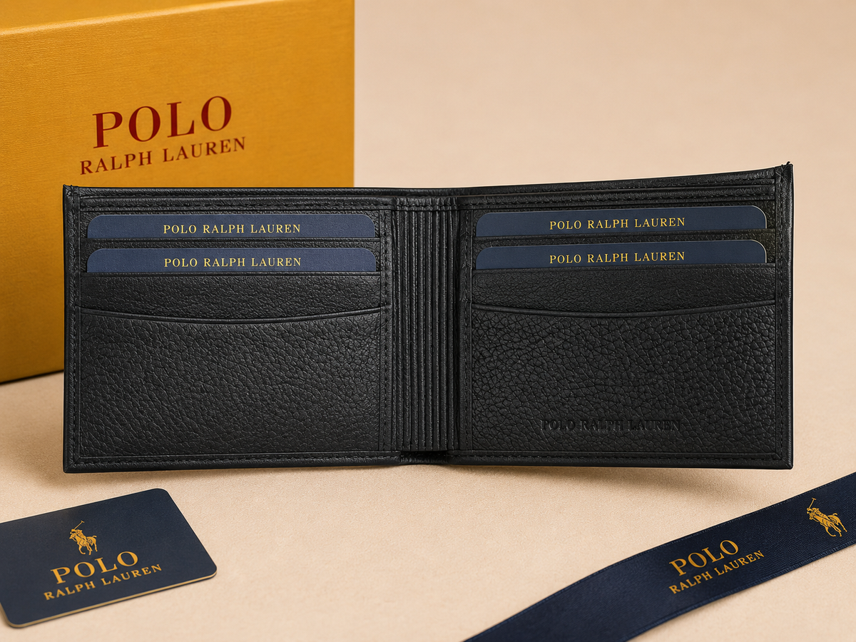 Ralph Lauren Polo Black Leather Wallet