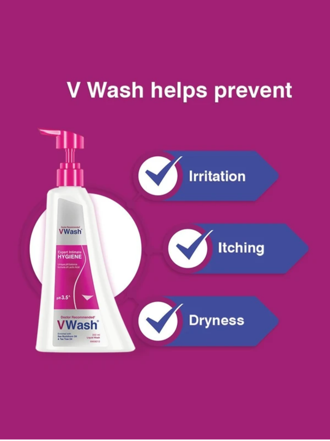 V Wash Plus Expert Hygiene Intimate Wash -20ml