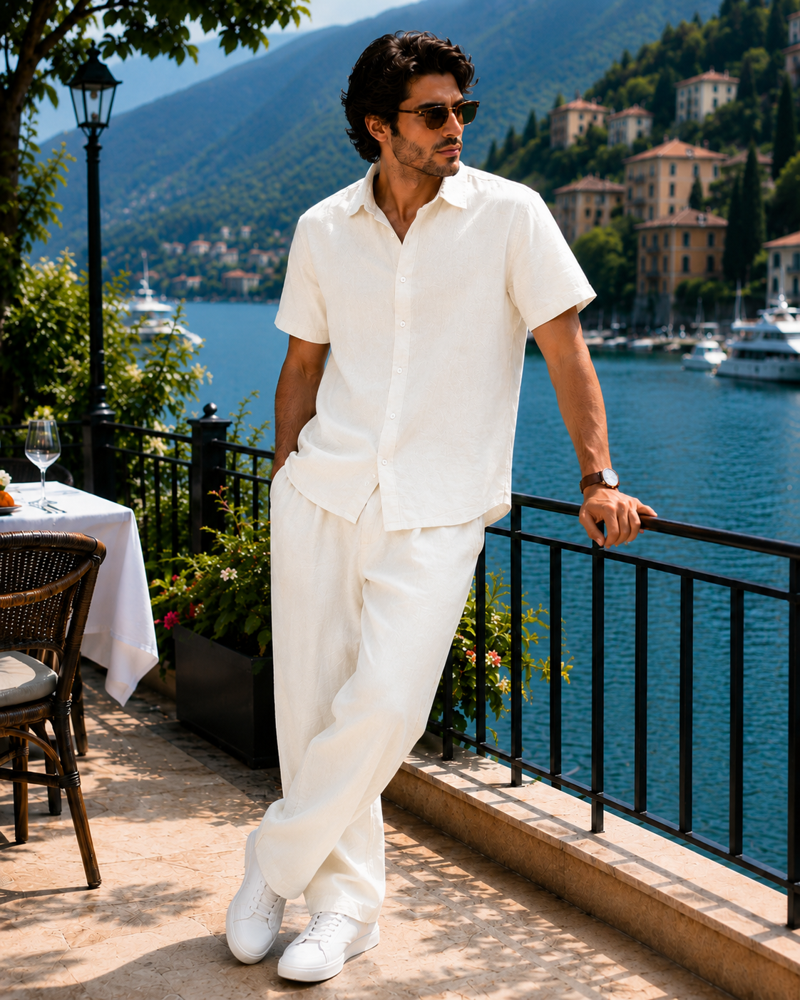 Zara Stylish Men's Linen Coard Sets