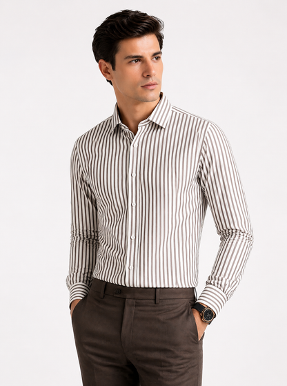 Louis Philippe Formal Strip Shirt