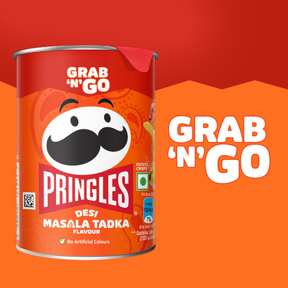Pringles Desi Masala Tadka Potato Chips - 40g