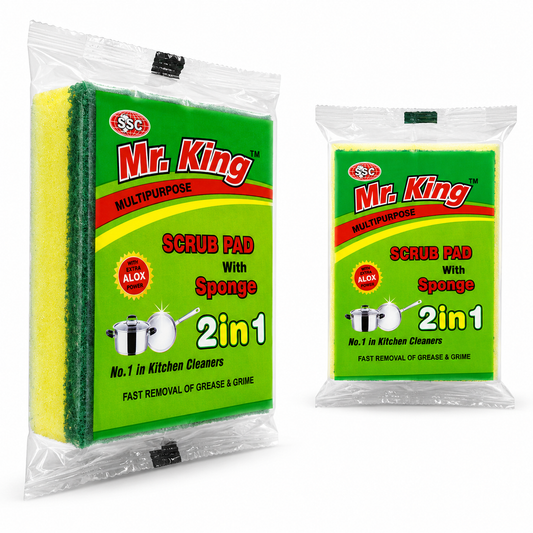 Mr King Scrub Pad With Sponge
