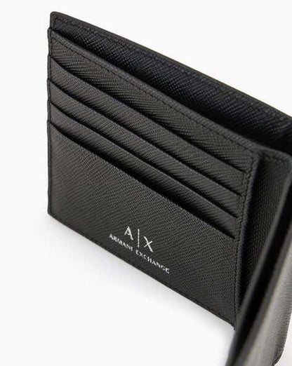 Armani Exchange Bi- Fold Genuine Leather wallet