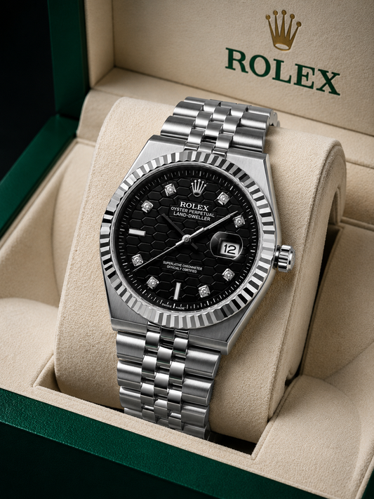 Datejust 41
Oyster, 41 mm, Oystersteel and white
Rolex watch