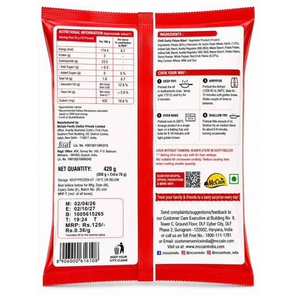 McCain Chilli Garlic Potato Bites - 420g