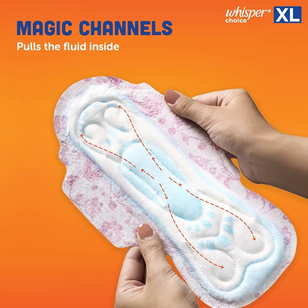Whisper Choice XL 6 Pads + 1 Free