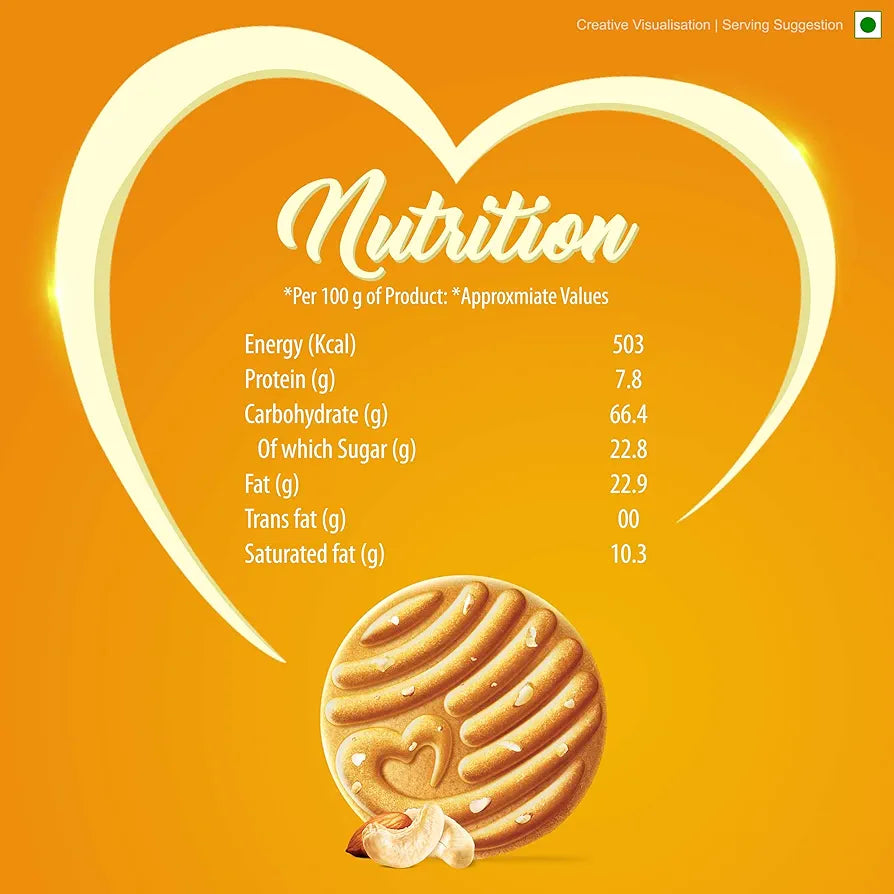 Sunfeast Mom's Magic Cashew & Almond Cookies - 183g
