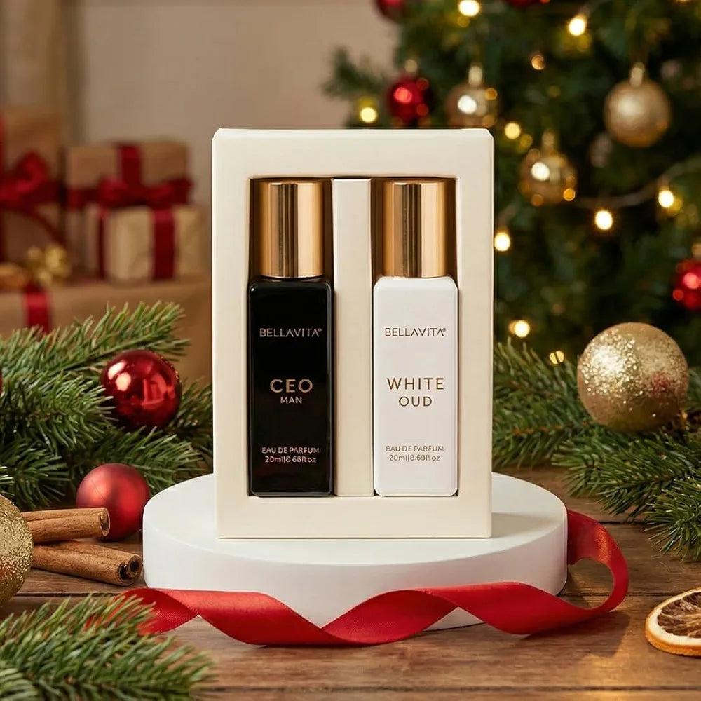 BELLAVITA CEO Man & White Oud Unisex Perfume for Man & Women - 2x20ml