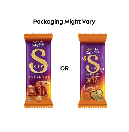Cadbury Dairy Milk Silk Hazelnut Milk Chocolate Bar