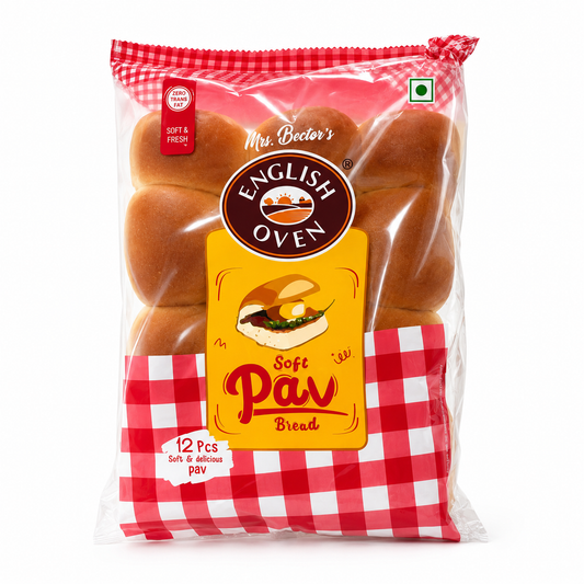 English Oven Soft Pav (12 Pcs ) 350g