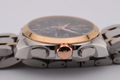 Tissot 1853 Black Dial with Rosegold Bezel (Two-Tone Strap)