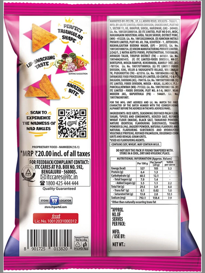 Bingo Mad Angels Chaat Masti - 64g