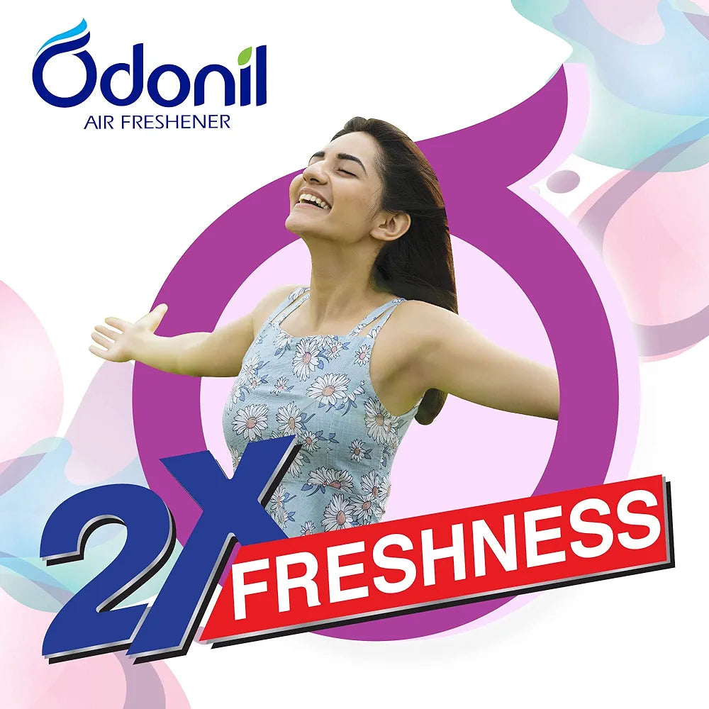 Odonil Bathroom Air Freshener Neem Mixed Fragrances Blocks 192g (48g, Pack of 4)