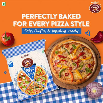 English Oven Pizza Base - 2 Pcs
