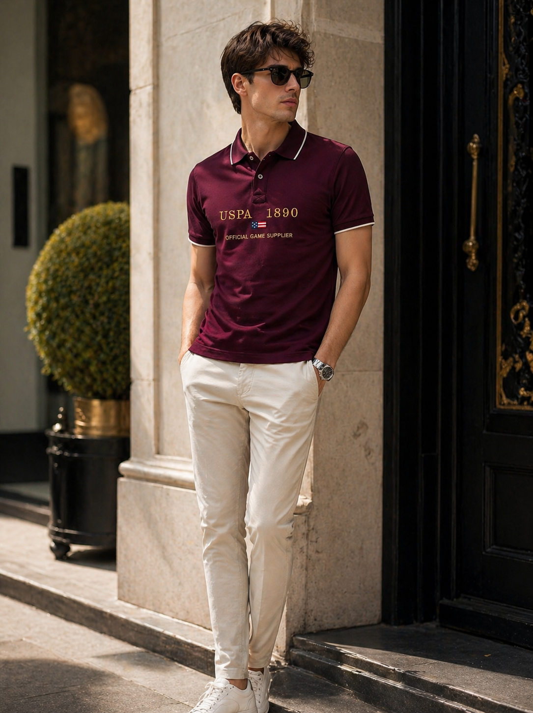 US POLO Cotton Metty T Shirt