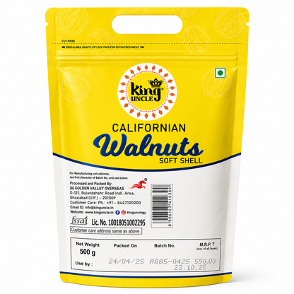 Calfornian Walnuts (अखरोट) Kin Uncle -500g
