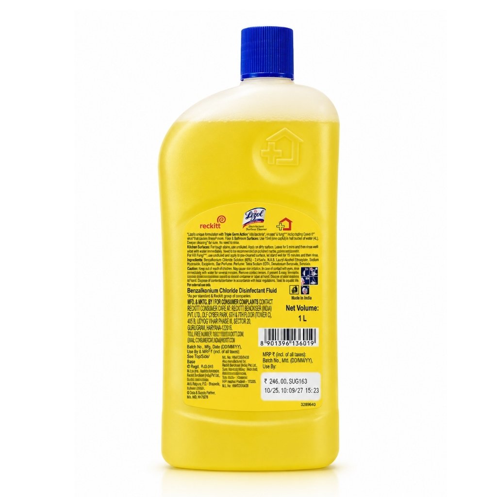 Lizol Disinfectant Surface Cleaner - 1ltr