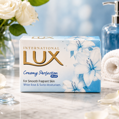 Lux International Creamy White Soap, 75g