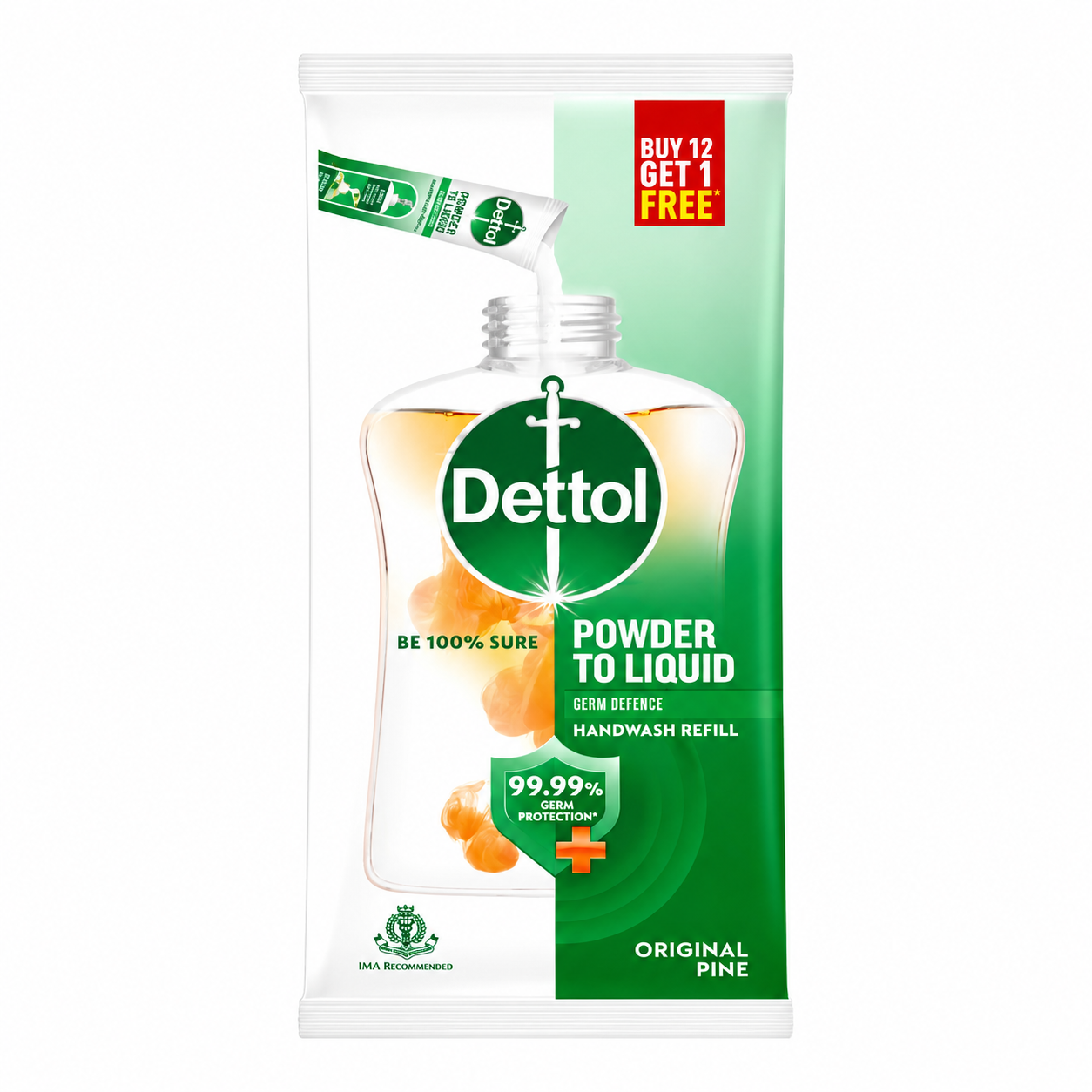 Dettol Powder to Liquid Handwash - 8g