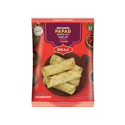 Bikaji Aslee Bikaneri Moong Dal Papad - 400g
