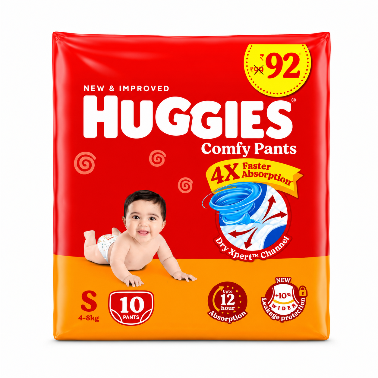 Huggies Comfy Pants - S Size - 10Pcs