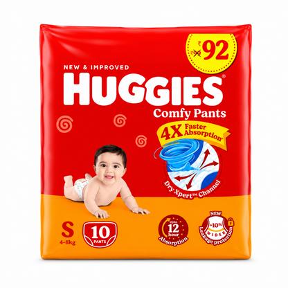 Huggies Comfy Pants - S Size - 10Pcs