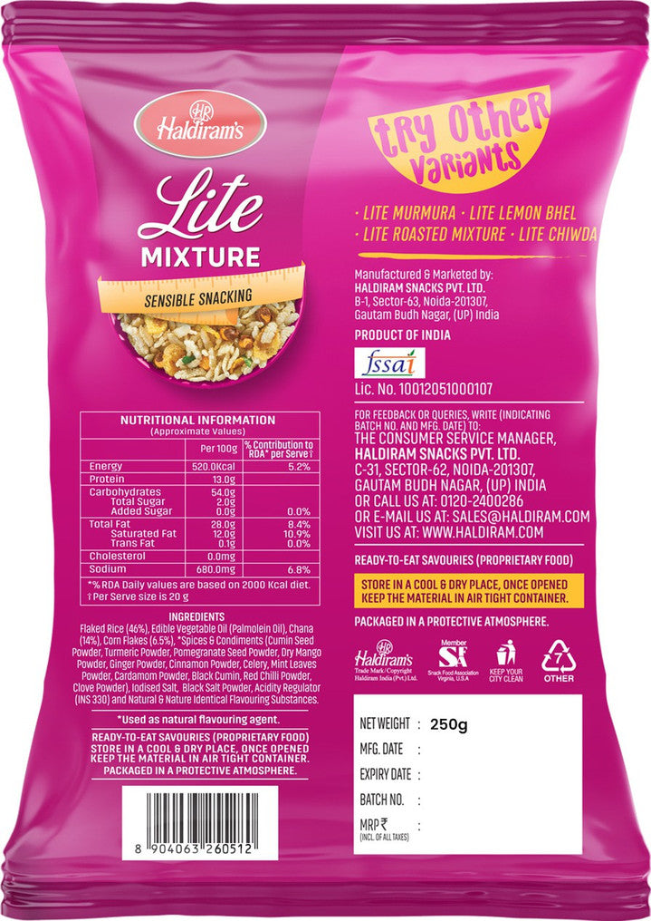 Haldiram's Lite Mixture  - 150g