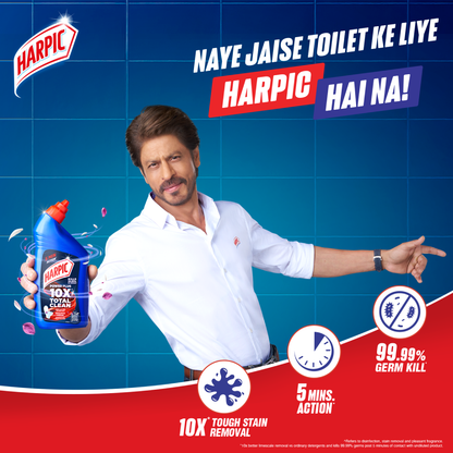 Harpic Disinfectant Liquid Toilet Cleaner - 900ml