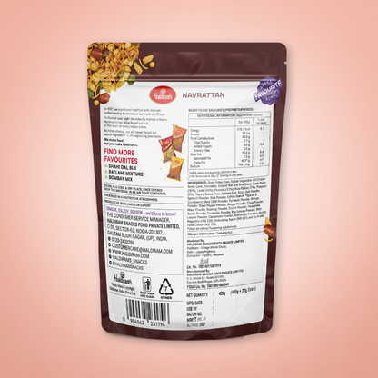 Haldiram's Navratan Mixture Namkeen - 420g