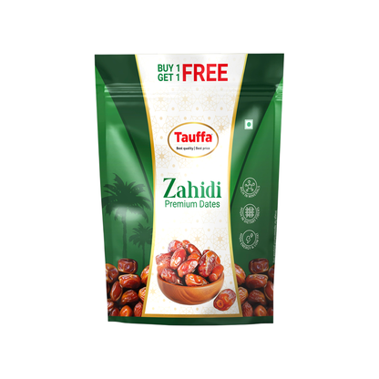 Tauffa Zahidi Premium Dates (Buy 1 Get 1 Free) - 1kg
