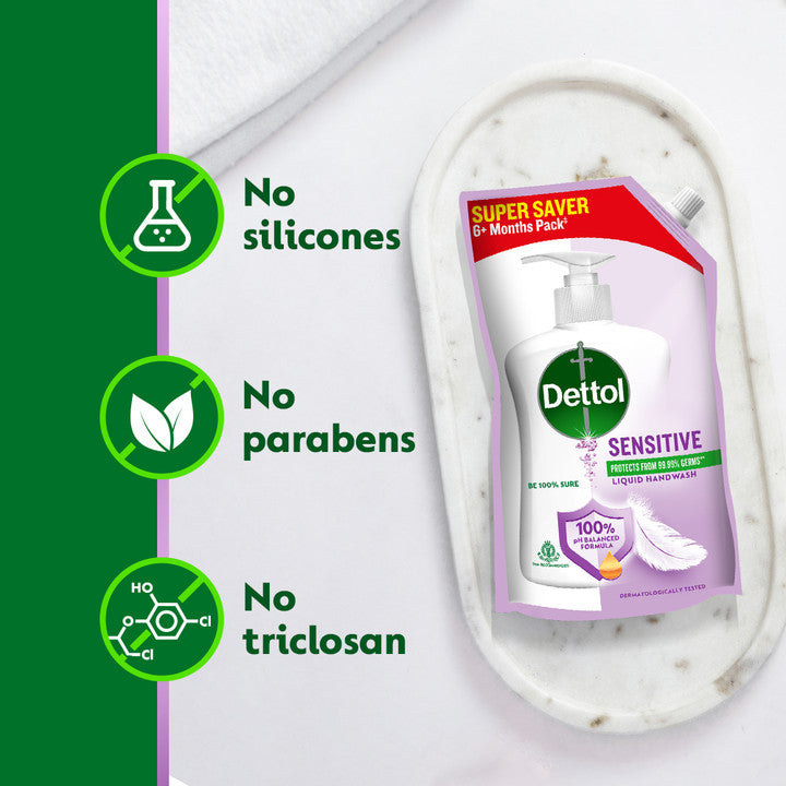 Dettol Sensitive Liquid Hand wash Refill - 675ml